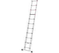 Hailo 7113111 Telescopic Ladder - Silver (1-Piece)
