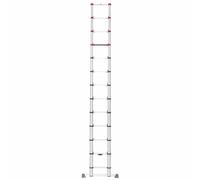 Hailo 7113131 Telescopic Ladder - Silver (1-Piece)