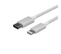 Flexline USB-C to 8-Pin Charging Cable, White, 2.0 m