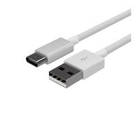Flexline USB Cable, USB-A Male to USB-C Male, 2.0, ABS, White, 1.5 m