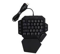 flexman 35 Key One Handed Gaming Keyboard, Wired One Handed Backlight Colors Mechanical Gaming Keyboard with Macro Definition Function for Wins 2000 XP ME 7 8 10
