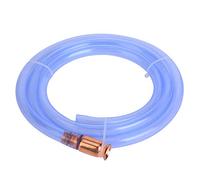 FLEXMAN 6Ft Self Priming Siphon Hose, Anti Static Transparent Shaker Hose, Shaker Siphon Hose with Built in Pump for Fuel, Gasoline, Water, Beer, Wine