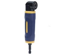 flexman 90 Degree Screwdriver Bit Cornerer, 1/4 Alloy Steel Right Angle Drill Adaptor with Powerful Magnet for Mens Gifts, Drills Attachment Extension Driver