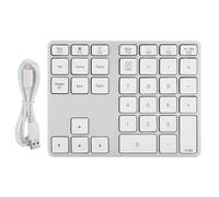 flexman BT3.0 Numeric Keyboard, 150H Working Time Ultra Thin Portable Number Pad Rechargeable Numeric Keypad Numpad 26 Keys, Financial Accounting Numeric Pad
