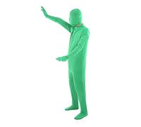 flexman Disappearing Man Body Suit, Green Milk Silk Green Screen Full Bodysuit for Photography Film Video (160cm)