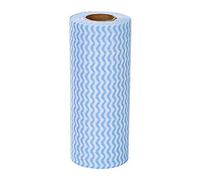 flexman Disposable Cleaning Towel, Multipurpose Fabric Cloth Cleaning Cloths Wipe Roll, Cleantowels for Vessel, Floors, Household Appliances,Tile, Leather Shoes (Blue)