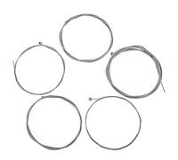 FLEXMAN Electric Bass Strings, 5 String Sets Steel Core Alloy Winding -Plated Ball-End for All Kinds of Conventional Bass Strings