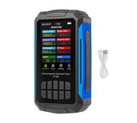 FLEXMAN EMF Detector, 2.8in TFT Color Display Electromagnetic Field Radiation Meter, 5 in 1 Rechargeable Handheld Radiation Dosimeter for Various Home Office Ghost Huntings (Black)