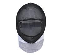 FLEXMAN Fencing Mask, Breathable Clear Vision Full Coverage Fencing Helmet Protective Gear Face Guard with Detachable Lining for Training Competition (XL)