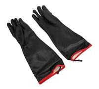 flexman Heat Fire Resistant Safety Gloves, BBQ Grill Gloves, Flame Retardant Oil Proof Waterproof Heavy Gloves for Hot Meats, Firewood, Hot Pots
