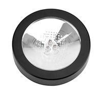 FLEXMAN LED Glowing Coaster, 3.74 Cup Wine Bottle Coaster with Changing LED Light, Bottle Glorifier for Bars Nightclubs Weddings (Black Shell)