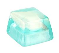 flexman Resin Keycap, Universal Mechanical Keyboard Accessories Keyboard Keycap Transparent Keycap Computer Keyboard Decoration Accessories for Mechanical Keyboards (blue shell)