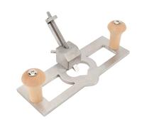 FLEXMAN Router Plane Handheld Woodworking Tool, 6.5X3.6X20cm Adjustable Hand Wood Planer Stainless Steel Woodcraft Trimming Knife Depth Stop Planer Shaving Tool