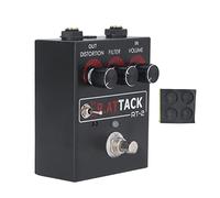 FLEXMAN RT~2 Guitar Effect Pedal, DC 9~18V 200mA Distortion Single DIRTY TURBO VINTAGE 3 Gear RAT Tone Modulation Pedal for Both Guitar Bass