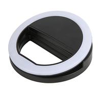 FLEXMAN Selfie Ring Light, 0.4in Thick Mini Ring Light Features Practical Clip, 360 Degrees Lighting Soft Glareless Light, Circle Lighting for All Cell Phones Lightweight Cameras