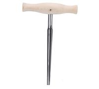 FLEXMAN Violin Viola Peg Hole Reamer, Ergonomic Stainless Steel Violin Peg Reamer, Guitar Tuning Peg Reamer with Wooden Handle for Violin Maker