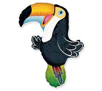 Flexmetal Toucan Tropical Bird Foil Balloon Party Suitable for Air or Helium - Perfect Birthday Party Decoration 29" x 22"