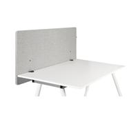 FLEXMIUT D 120 | 120 cm - Table partition Light Grey