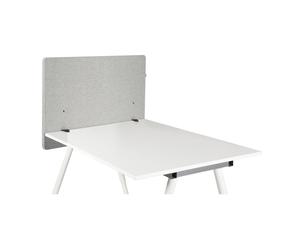FLEXMIUT D SIDE | Acoustic partition | 80 cm - Table partition Light Grey
