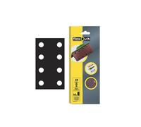 Flexovit 1/3 Perforated Sanding Sheets Multi Colour (8 Parallel Hole Configuration, 93 X 230mm)