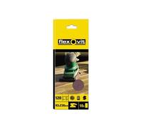 Flexovit 1/3 Plain Sanding Sheets Multi Colour (93 mm X 230 mm (1/3 Sheet Size) Plain)