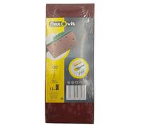 Flexovit 1/3 Sanding Sheets Orbital 93 x 230 Perforated Fine 120g (15)
