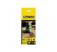 Flexovit Clip On 1/3 Sanding Sheets 93mm x 230mm Medium Pack of 10