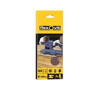 Flexovit 63642526336 1/3 Sanding Sheets Perforated Fine 120 Grit (Pack 10) Flv26336