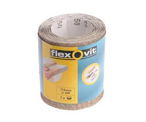 Flexovit 63642526411 General Purpose Sanding Roll 115mm X 5M Coarse 80G Flv26411