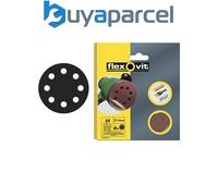 Flexovit 63642526707 Hook & Loop Sanding Disc 125Mm Coarse 50G (Pack 15)