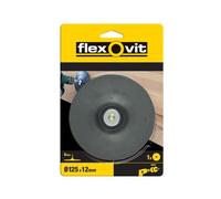 Flexovit 63642556833 Backing Pad For Drill Mount 125mm Flv56833