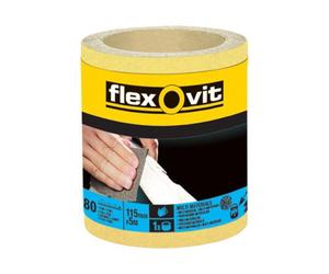 Flexovit 66261104021 High Performance Sanding Roll 115mm X 5M Extra Coarse 40G Flv69909
