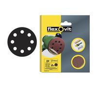 Flexovit 78072764759 Hook & Loop Sanding Disc 125Mm Coarse 50G (Pack 6)