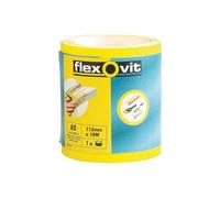 Flexovit 63642569912 High Performance Sanding Roll 115mm x 10m Extra Coarse 40G