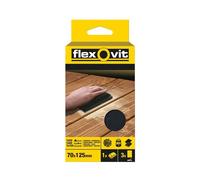 Flexovit Sanding Block FLV56830 – Hook & Loop Kit, 70 x 125 mm, 3 Sanding Sheets
