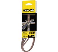 Flexovit 63642526460 Powerfile Sanding Belt 454Mm X 13Mm Fine 120G (Pack 4)