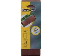 Flexovit Sanding Belts 75 x 457mm 120g Pack of 2
