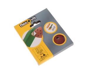 Flexovit Velcro Backed Delta Sanding Sheets - 94mm - Assort (6pk)