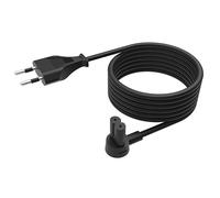 Flexson 5m Power Cable for SONOS ERA 100 and 300, RAY, ARC, SUB (GEN 3), SUB-mini, AMP, BEAM, PLAY BASE, PLAY5 (GEN 2) - Black (EU)