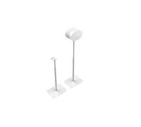 Flexson Essentials Adjustable Floor Stands for Sonos Era 300, Twin pack in white