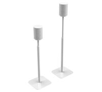 Flexson Essentials Adjustable Floor Stands - White. Placement: Floor Material: Acrylonitrile butadiene styrene (ABS) Steel Product colour: White. Quantity per pack: 2 pc(s)