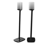 Flexson Floor Stand for Sonos ERA 100, Twin pack in Black for soft and hard floors + extension cable and cable management