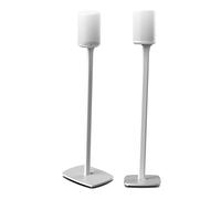 Flexson Floor Stand for Sonos ERA 100, Twin pack in White for soft and hard floors + extension cable and cable management