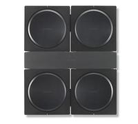 Flexson Lockable Wall Mount for 4 Sonos Amps with cable management