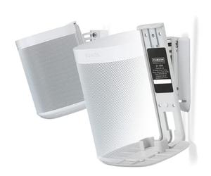 Flexson Wall Mounts for Sonos One, One SL and Play:1 - White (Pair)