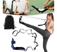 FlexStrap - Stretching Strap,Out Best VivoFlex Strap, FlexStrap Stretching Yoga Strap,Flex Strap Stretching Strap for Lower Back Pain and Hip, Flex Strap Stretching,Improving Flexibility (Blue)