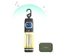 FLEXTAIL Rechargeable Tiny Mosquito Repeller 329°F Heating 30ft Protection Zone Ultra Mini with Camping Light Magnetic Design for Outdoor Camping Backpacking Patios(Repellent Pads Not Included)- Black