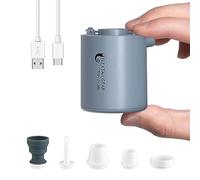 FLEXTAILGEAR Tiny Pump, Portable Electric Air Pump, Vacuum Pump,Powerful In/Deflate,5 Multiple nozzles,Pool Floats Air Bed, Air Mattress, Swimming Ring, Vacuum Storage Bags