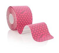 FLEXU Kinesiology Tape; Single Roll (Pre-Cut or Continuous); Advanced Strength and Flexibility Properties; Longer Lasting Therapeutic Recovery; Sports Tape (Pink un-cut)
