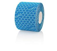 FlexU - Supreme Kinesiology Tape with A Free eBook. Un-Cut, 1 Roll Pack, Blue